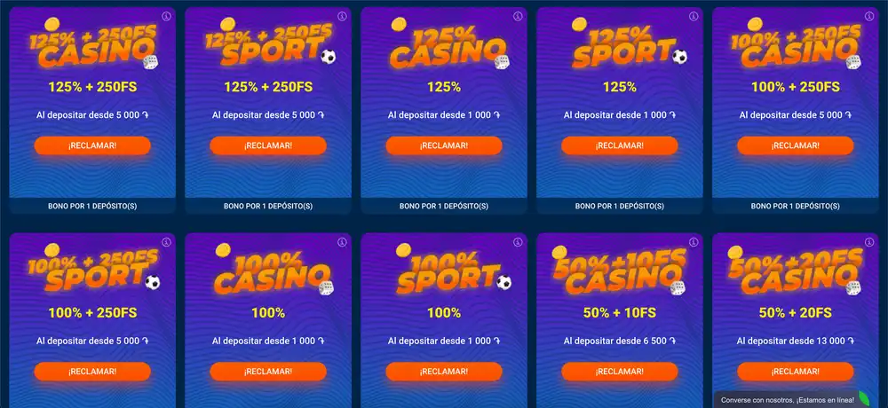 Bonos y Promociones de Mostbet